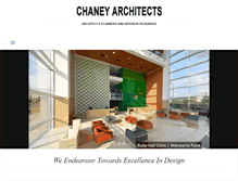 Tablet Screenshot of chaneyarchitects.com